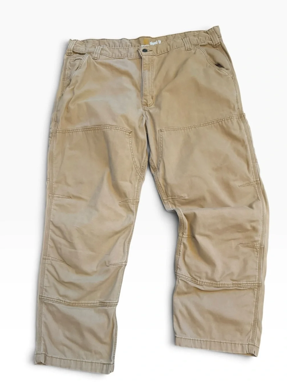 Carhartt 102802 Relaxed Fit Utility Work Pants 42x30 Canvas Stretch Carpenter